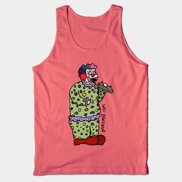 clown eating a sandwich! Tank Top by ANDROMBE